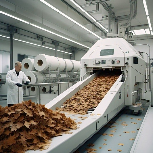Sustainability-In-Tech : Fallen Leaves Make Sustainable Paper