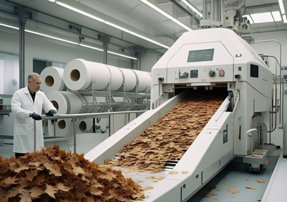 Sustainability-In-Tech : Fallen Leaves Make Sustainable Paper