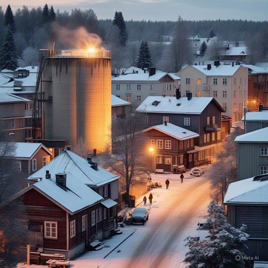 Sustainability-In-Tech : Town Heated by World’s Largest Sand Battery