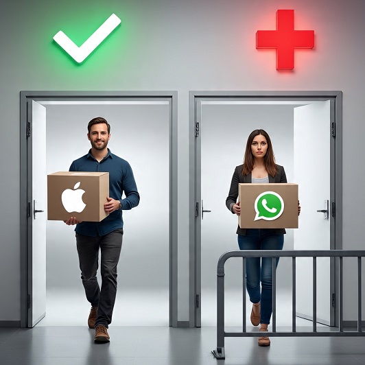 Tech News : WhatsApp Barred From Apple Case
