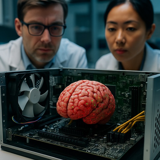 News : Lab-Grown Human Brains Power 'Wetware'