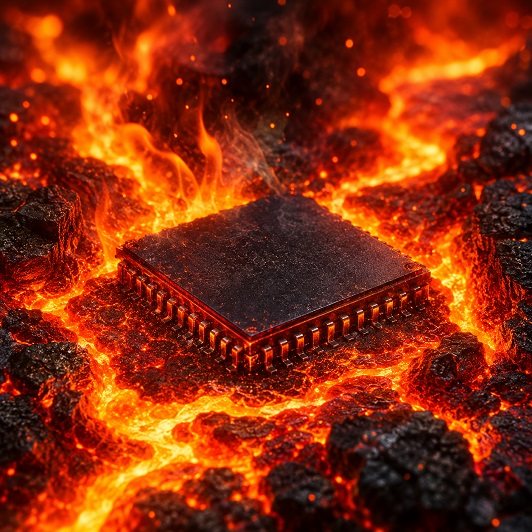 Tech News : AI Memory Chip Survives Temperatures Hotter Than Molten Lava