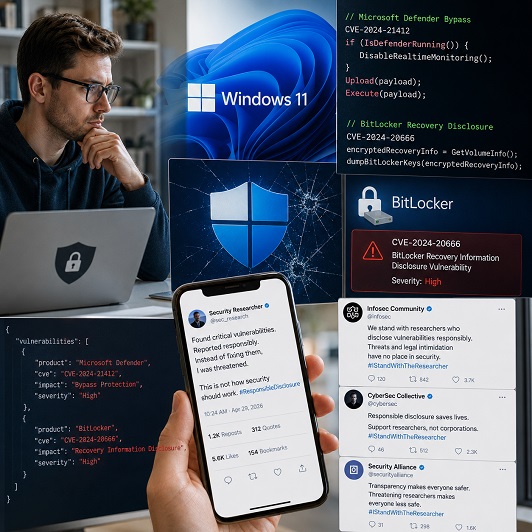 Company Check : Microsoft Faces Backlash Over Security Researcher Dispute