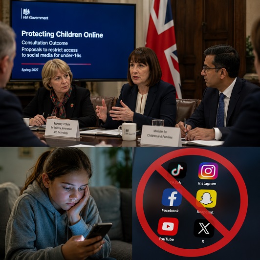 Featured Article : Under-16s To Be Banned From Social Media From 2027