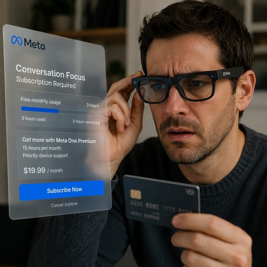 Tech News : Smart Glasses Feature Now Behind Paywall