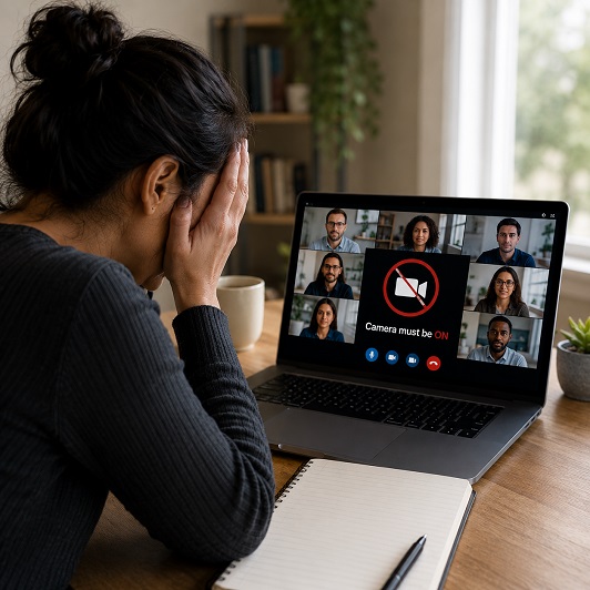 Tech News : Remote Worker Camera-On Demand Was Discriminatory