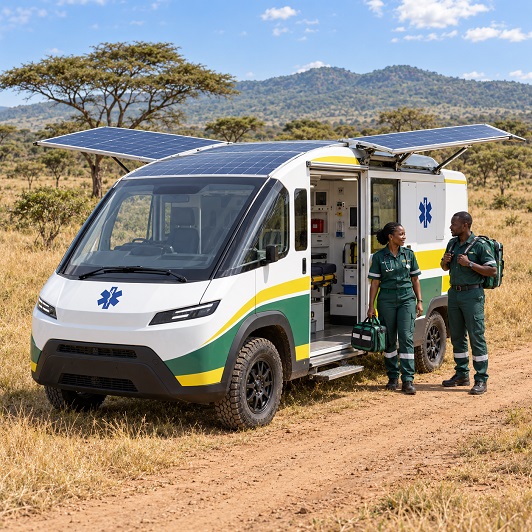 Sustainability-In-Tech : Solar Ambulance Passes Kenya Test