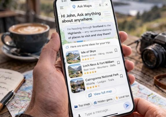 Tech Insight : Google Maps Introduces 'Ask Maps'